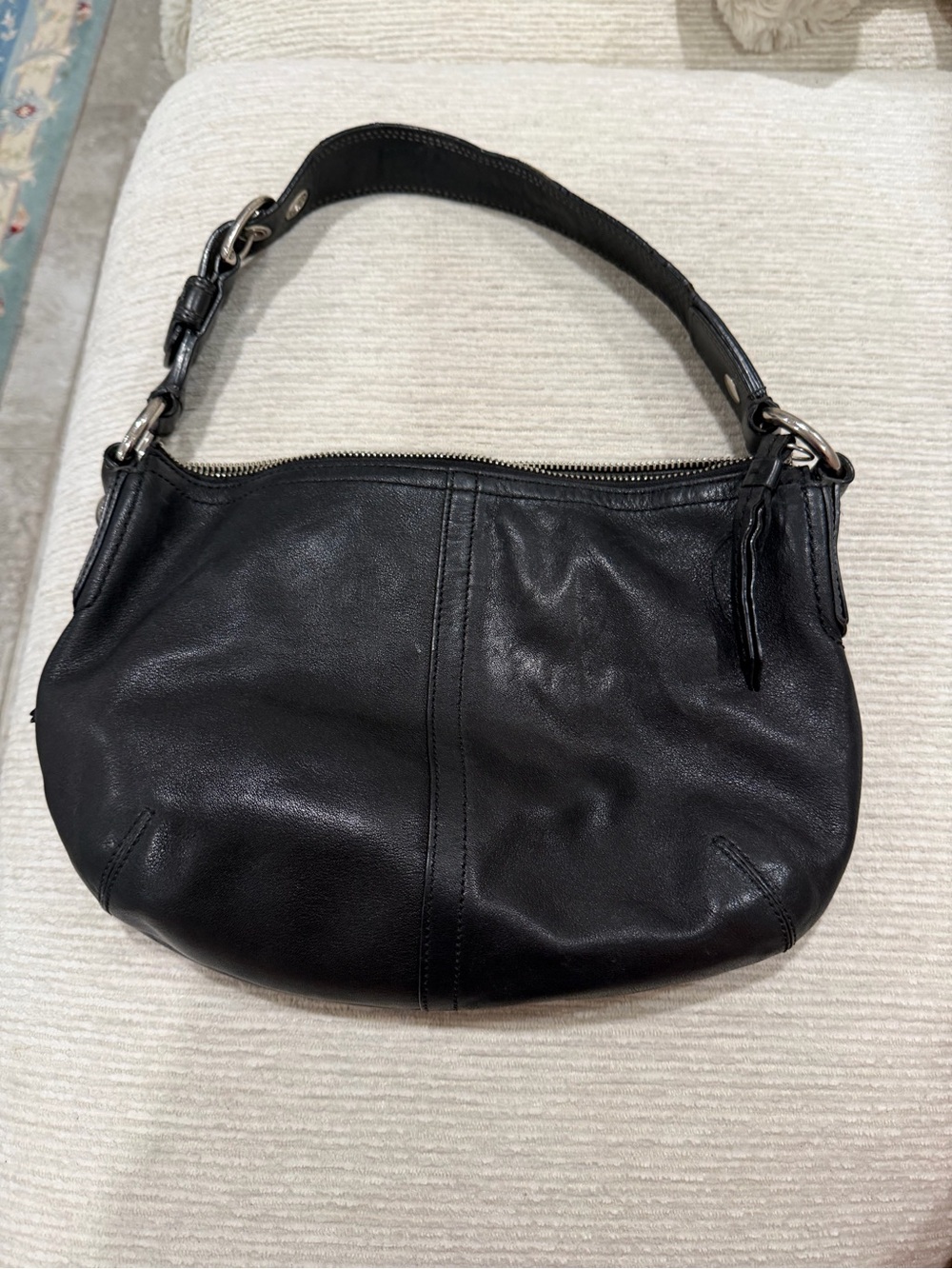 Coach Soho Leather Shoulder Bag Y2K